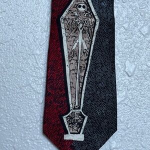 Disney Nightmare Before Christmas Jack Skellington Silk Necktie